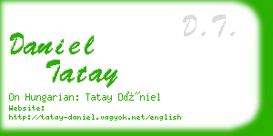 daniel tatay business card